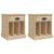 Bedside Cabinets 2 pcs Sonoma Oak 43x36x50 cm