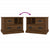 Bedside Cabinet Brown Oak 60x39x45 cm