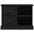 Bedside Cabinet Black 60x35.5x45 cm
