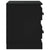 Bedside Cabinet Black 60x35.5x45 cm