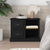 Bedside Cabinet Black 60x35.5x45 cm