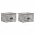 Wall-mounted Bedside Cabinets 2 pcs Concrete Grey 41.5x36x28cm