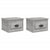 Wall-mounted Bedside Cabinets 2 pcs Grey Sonoma 41.5x36x28cm