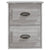Wall-mounted Bedside Cabinets 2 pcs Grey Sonoma 41.5x36x53cm