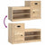 Shoe Cabinet Sonoma Oak 100x42x60 cm Engineered Wood