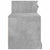 Shoe Cabinet Concrete Grey 100x42x60 cm Engineered Wood