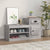 Shoe Cabinet Grey Sonoma 100x42x60 cm Engineered Wood