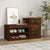 Shoe Cabinet Brown Oak 100x42x60 cm Engineered Wood