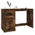 Desk with Drawer Smoked Oak 115x50x75 cm Engineered Wood