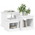Coffee Tables 3 pcs White Engineered Wood
