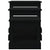 Coffee Tables 3 pcs Black Engineered Wood