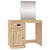 Dressing Table with Mirror Sonoma Oak 90x50x132.5 cm Engineered Wood