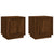 Bedside Cabinets 2 pcs Brown Oak 44x35x45 cm Engineered Wood