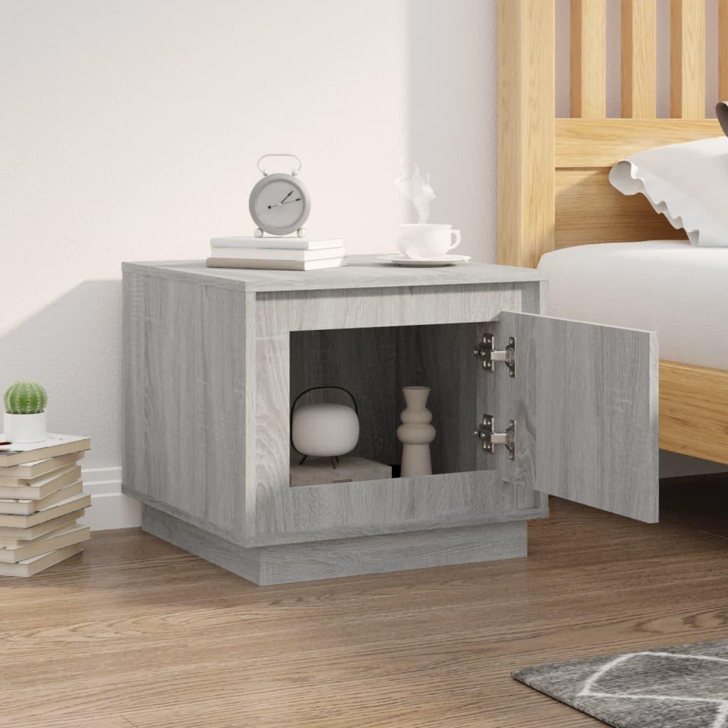 Coffee Table Grey Sonoma 51x50x44 cm Engineered Wood