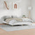 Bed Frame without Mattress White 183x203 cm King Engineered Wood