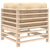 Corner Sofa with Cushions Solid Wood Pine