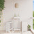 Bar Stools 2 pcs White 40x36x75 cm Solid Wood Pine