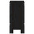 Bar Stools 2 pcs Black 40x36x75 cm Solid Wood Pine