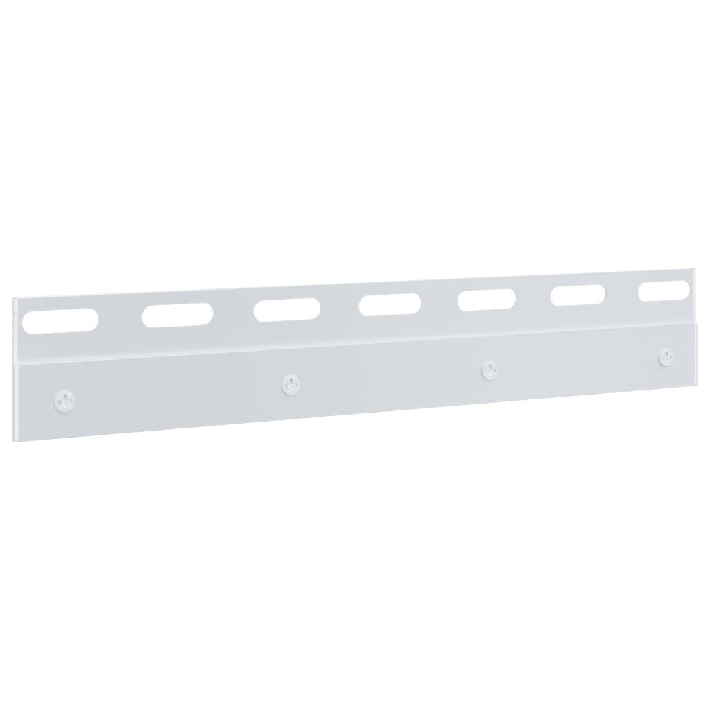 Connecting Plates 4 pcs Silver 28 cm Stainless Steel