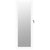 Mirror Jewellery Cabinet Wall Mounted White 37.5x10x106 cm