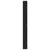 Mirror Jewellery Cabinet Wall Mounted Black 37.5x10x106 cm