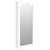Mirror Jewellery Cabinet Wall Mounted White 37.5x10x90 cm