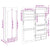 Mirror Jewellery Cabinet Wall Mounted White 37.5x10x90 cm