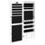 Mirror Jewellery Cabinet Wall Mounted White 37.5x10x106 cm