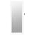 Mirror Jewellery Cabinet with LED Lights Wall Mounted White