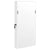 Mirror Jewellery Cabinet with LED Lights Wall Mounted White