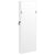 Mirror Jewellery Cabinet with LED Lights Wall Mounted White