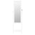 Mirror Jewellery Cabinet with LED Lights Free Standing White