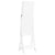 Mirror Jewellery Cabinet with LED Lights Free Standing White