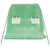 Greenhouse with Steel Frame Green 10 m² 5x2x2.3 m