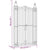 Garden Gate Black 121x8x180 cm Wrought Iron