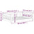 Dog Bed White 105.5x75.5x28 cm Solid Wood Pine