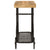 Console Table 112x36x76 cm Solid Wood Mango and Iron