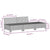8 Piece Garden Lounge Set with Cushions Grey Poly Rattan