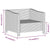 8 Piece Garden Lounge Set with Cushions Grey Poly Rattan