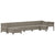 7 Piece Garden Lounge Set with Cushions Grey Poly Rattan