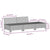 7 Piece Garden Lounge Set with Cushions Grey Poly Rattan