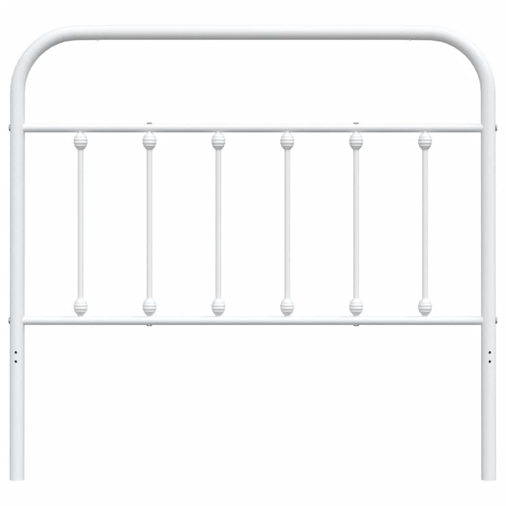 Metal Replace Headboard White 107 cm