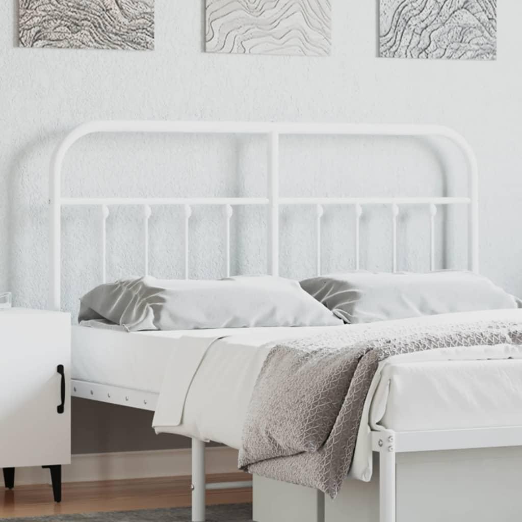 Metal Replace Headboard White 135 cm