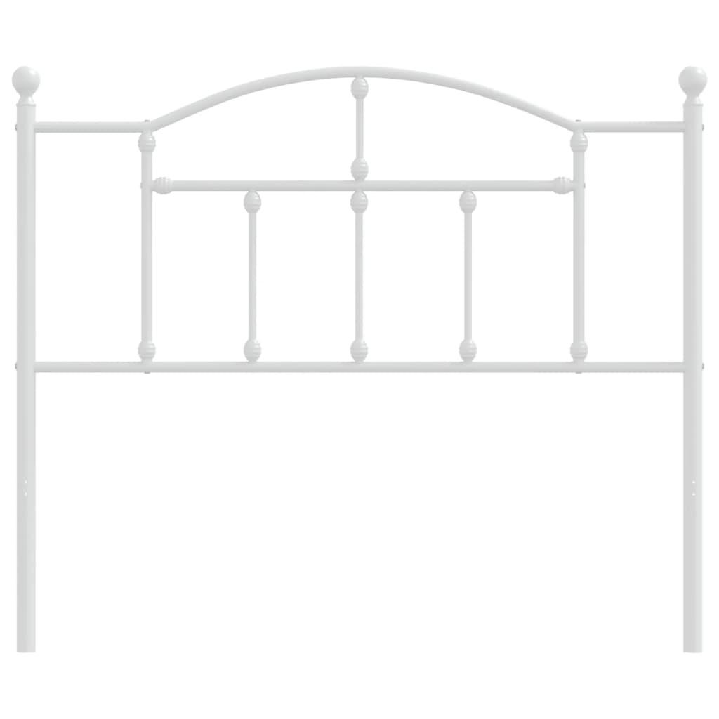 Metal Replace Headboard White 107 cm