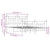 Metal Bed Frame without Mattress with Footboard Black 150x200 cm