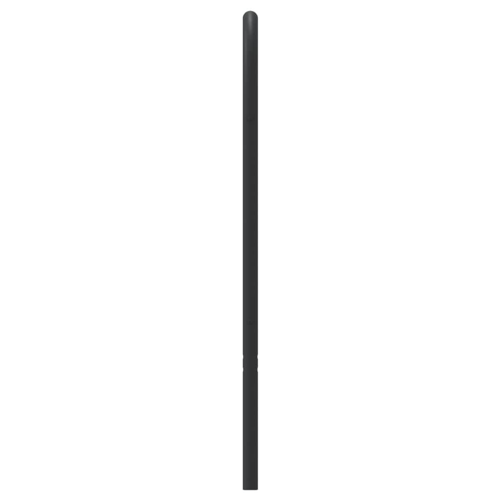 Metal Replace Headboard Black 107 cm