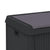Garden Storage Box with Seat Cushion Anthracite 125 L PP
