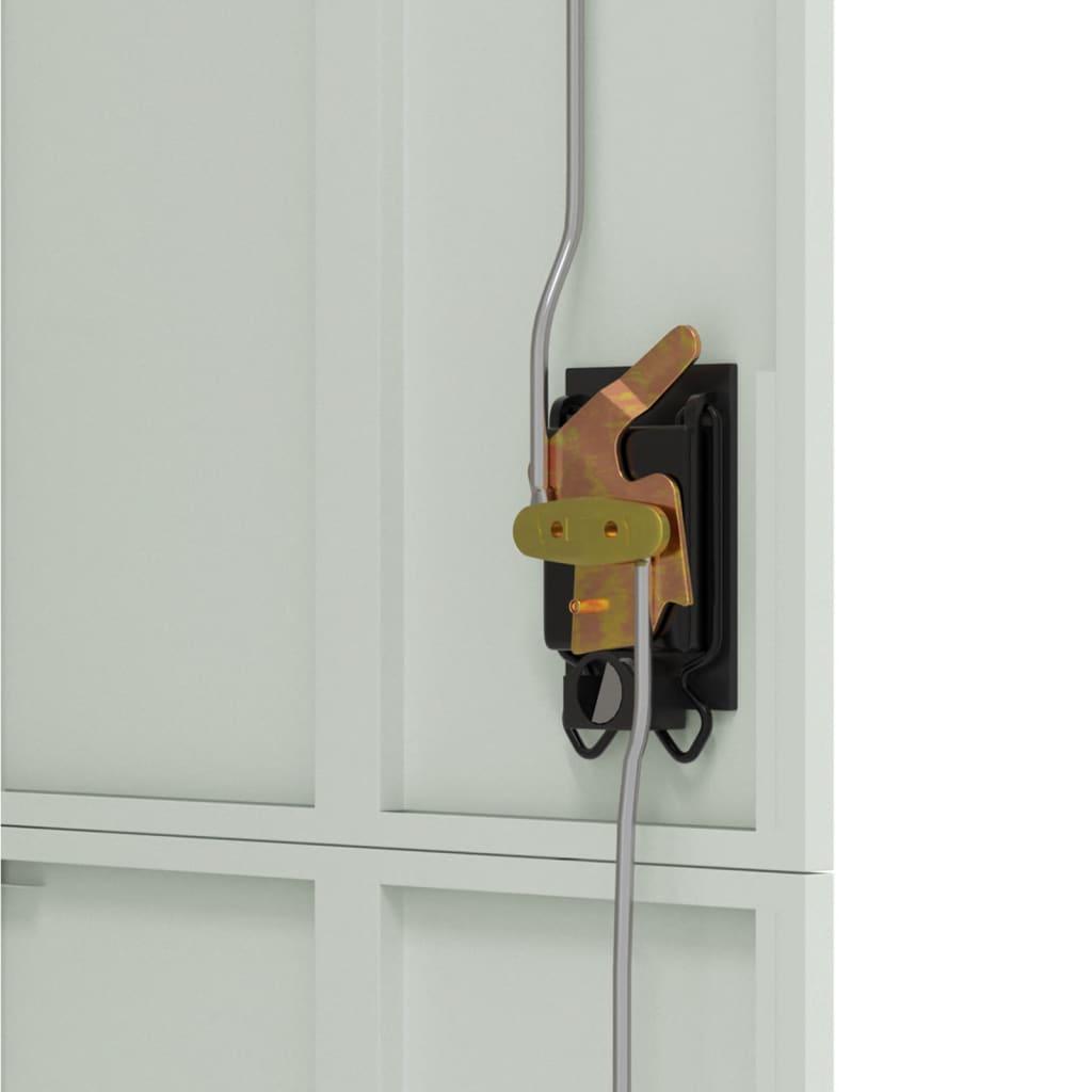 File Cabinet Light Grey 90x40x180 cm Steel