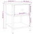 Bedside Table Black 34x35.5x45 cm Engineered Wood