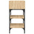 Bedside Table Sonoma Oak 35x34.5x70 cm Engineered Wood